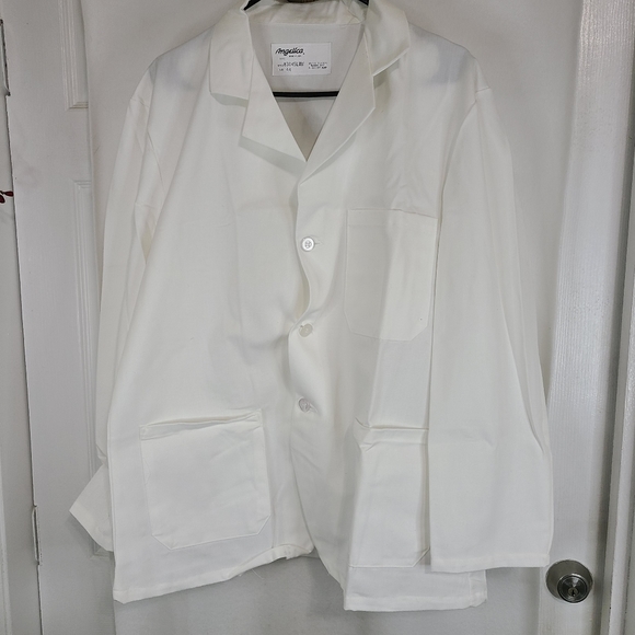 Angelica Lab Coat / Hospital Jacket, Size: 44R Color: White - Picture 1 of 14